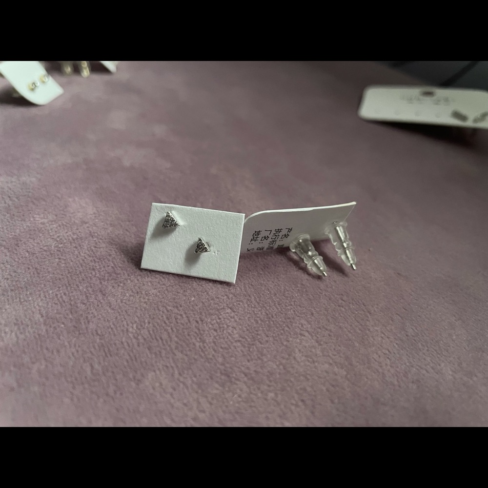 Silver earrings